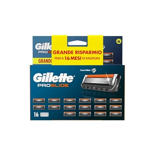 Gillette ProGlide Scheermesjes voor Heren met 5 Bladen, 16 Stuk