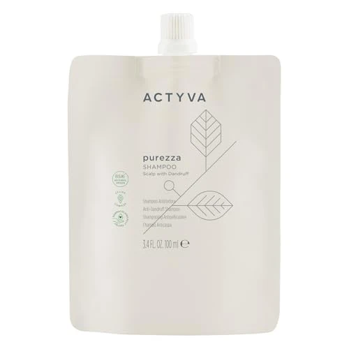 Offerta a tempo: Actyva - Purezza Shampoo, Antiforfora ad Azione Esfoliante e Purificante del Cuoio Capelluto, a base di Pepe Nero e Tè Verde - Travel Size 100 ml - 14% da 11.50 € a 9.92 €