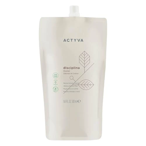 Offerta a tempo: Actyva - Disciplina Mask, Maschera Nutriente e Disciplinante per Capelli Crespi, con Acido Ialuronico e Olio di Mandorle - 500 ml - 38% da 43.82 € a 27.30 €