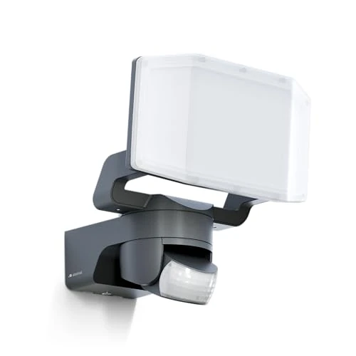 Limited-time offer: Steinel LED Security Light XLED Protect S Anthracite, 180°/10 m Motion Detector, Panoramic Floodlight, LED panel fully swivelling, 14.3 W, IP54 from 89.99 £ to 80.91 £ (save 10%)