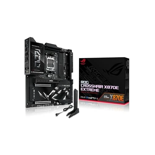 Limited-time offer: ASUS ROG Crosshair X870E Extreme Gaming Motherboard Socket AMD AM5 (Ryzen 9000, E-ATX, 3X PCIe 5.0, 2x PCIe 4.0, DDR 5 Memory, WiFi 7, AI Overclocking, PCIe Q Release, Aura Sync) from 989.99 GBP to 989.99 GBP (save 0%)