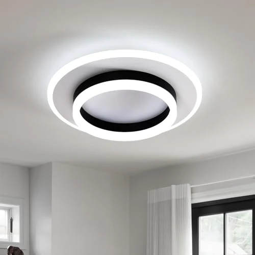 Oferta limitada: SENQIU Lámpara de Techo Moderna, 28W Plafón LED Techo Luz Fria 6500K de 36.98 € a 36.98 € (ahorro 0.00%)