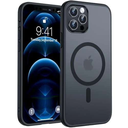 Oferta limitada: TOCOL Magnética Funda para iPhone 12, iPhone 12 Pro, Titanio Negro de 9.99 € a 9.02 € (ahorro 10%)