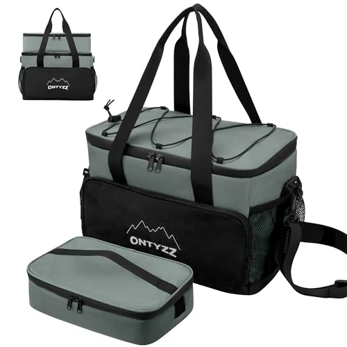 Cooler Bag Set 16L+5L Lunch Cool Bag ladies men leakproof Insulated Bag with Waterproof Zip for Travel Camping Beach Picnic Camping