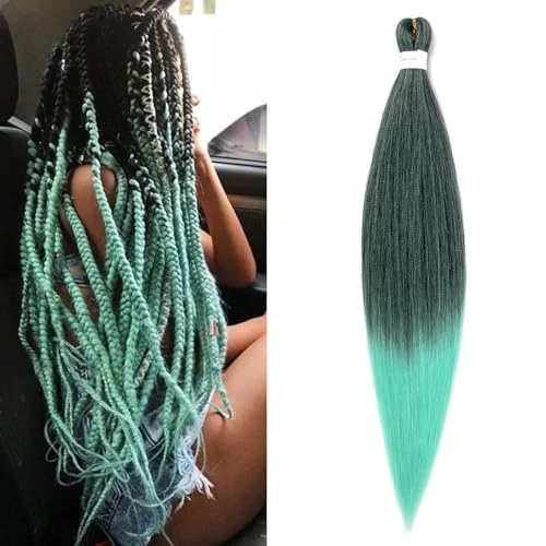 Offerta a tempo: ShowJarlly Extension Per Treccine Africane 30 Pollici Capelli Per Treccine Africane 1 Pack Extension Treccine Africane Yaki Texture Treccine Africane Extensions Braiding Hair 1B/Mint# - 38% da 12.99 € a 7.99 €