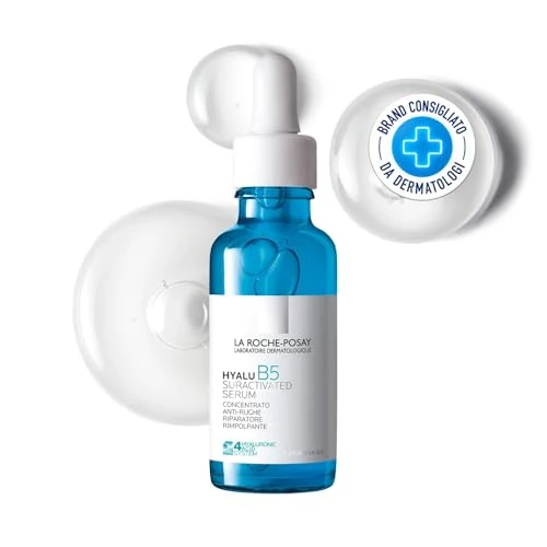 Offre limitée : La Roche Posay Hyalu B5 Sérum concentré anti-rides, convient à tous les types de peau et de phototypes, effet revitalisant, peau repulpée en 1H, avec 4 types d'acide hyaluronique et vitamine B5, 30 ml de 48.49 EUR à 27.17 EUR (remise 44%)
