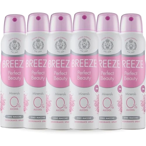 BREEZE Desodorante en spray Perfect Beauty, 6 x 150 ml