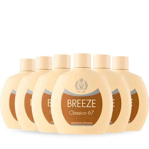 BREEZE | Squeeze Classico dezodorant 67, 6 x 100 ml