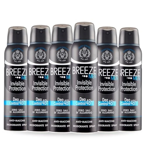 Zeitlich begrenztes Angebot: BREEZE | Breeze Men Deospray Invisible Protection, 6 x 150 ml von 26.05 € auf 26.05 € (0.00% Rabatt)