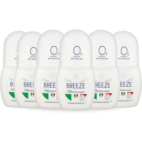 Zeitlich begrenztes Angebot: BREEZE | Mediterraner Deo Roll-On 6x50ml von 15.49 € auf 15.49 € (0.00% Rabatt)