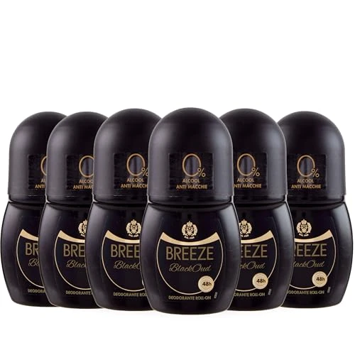 Offerta a tempo: BREEZE | Deodorante Roll On BlackOud, 6x50 ml - 20% da 20.90 € a 16.74 €
