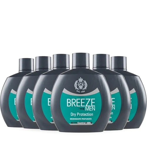 Offerta a tempo: BREEZE | Deodorante Squeeze Dry Protection, Breeze Men, 6x100 ml - 49% da 32.94 € a 16.75 €