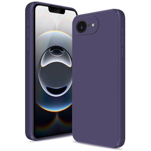 Limited-time offer: Btstring Case for IPhone 16e, Soft Silicone Case with Upgraded Camera Protection, Shockproof Slim Case Cover with Anti-Scratch Microfiber Lining, Deep Purple from 8.99 GBP to 8.99 GBP (save 0%)