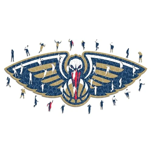 Oferta limitowana: Iconic Puzzles NBA Drewniane Puzzle Wielokolorowe, M, 270 sztuk, NewOrleansPelicans-M z 93.98 zł na 93.98 zł (oszczędź 0.00%)