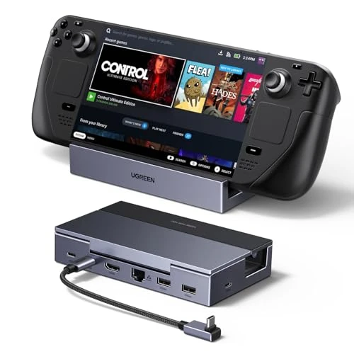 Offerta a tempo: UGREEN 6 in 1 Docking Station USB C e Supporto per Console Portatile - 19% da 45.99 € a 37.35 €