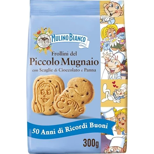 Limited-time offer: Mulino Bianco Little Miller Shortbread with Chocolate and Cream Flakes - Limited Edition 300g from 4.90 GBP to 4.90 GBP (save 0%)