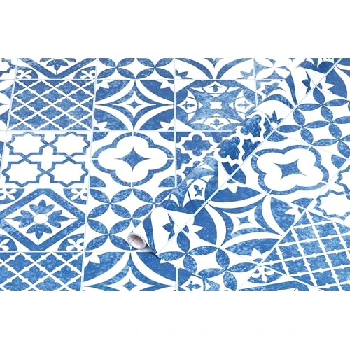 Tijdelijke aanbieding: d-c-fix meubelplakfolie - Zuladi 45 cm x 2 m - afwasbare, zelfklevende decoratieve folie voor keuken, kast, tafel & vensterbank - modern & duurzaam van 6.05 € naar 6.05 € (0.00% korting)
