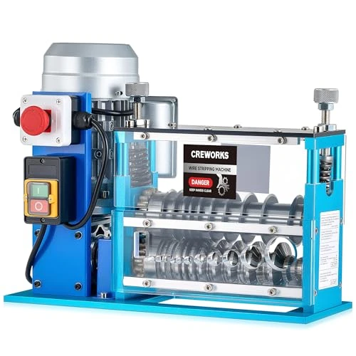 Offerta a tempo: CREWORKS 550W Macchina Spelacavi Elettrica Professionale Φ1.5mm a Φ40mm con 10 Lame e 11 Multi-Fori Fino 30m/min Sguainacavi Spelafili Elettrico Recupero Rame Mcchina Spelafili per Vari Cavi - 0.00% da 419.99 € a 419.99 €