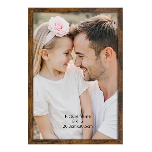 Oferta limitada: Ditwis Marco 20x30 cm Marrón Vintage Adecuado para Fotos, Cuadros y Recuerdos, Exposición Horizontal o Vertical en Pared o Mesa de 10.58 € a 10.58 € (ahorro 0.00%)