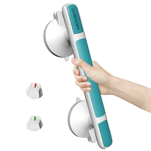 Offerta a tempo: LORESJOY Maniglia Doccia Anziani, Maniglione Bagno Disabili, Maniglia Ventosa per Doccia, Maniglioni Bagno per Anziani, Maniglioni Bagno con Ventosa, Senza Foratura, WC Maniglie Ventosa - 35% da 19.99 € a 12.99 €