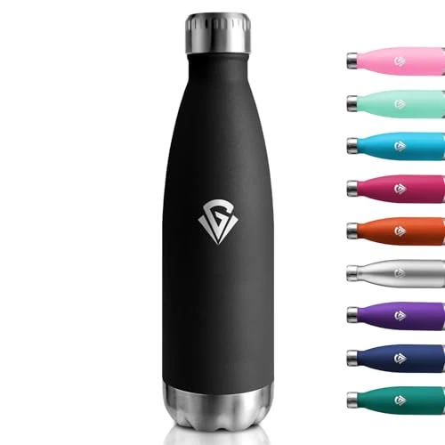 Zeitlich begrenztes Angebot: Isolierflasche 750ml, Trinkflasche Kohlensäure Geeignet, Thermosflasche Auslaufsicher, Trinkflasche Edelstahl BPA-Frei, Wasserflasche für Schule, Fitness, Gym, Erwachsene, Büro, Sprudel, Camping von 17.99 € auf 17.99 € (0.00% 