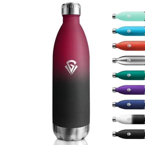 Oferta limitada: Botella Termica 1L, Botella Agua Acero Inoxidable con Doble Pared, Botella Agua sin BPA, Cantimplora Reutilizable a Prueba de Fugas para Gimnasio, Oficina, Colegio, Senderismo, Deporte, Outdoor de 20.99 EUR a 20.99 EUR (ahorro 0%)