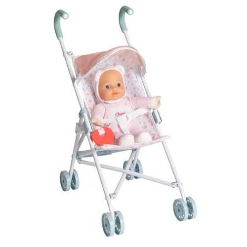 Offre limitée : Chicco Poupée avec Poussette, Poupée douce avec Dents de massage, Lavable en machine, Poussette jouet à 4 roues, léger et facile à plier, Siège en tissu, 3 ans + de 46.80 EUR à 33.69 EUR (remise 28%)
