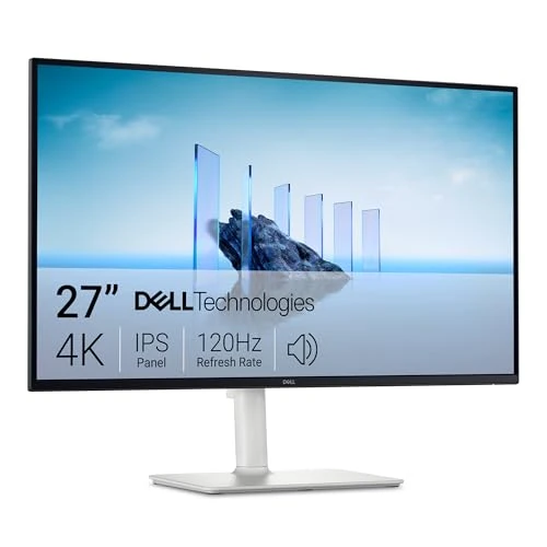 Offerta a tempo: Dell 27 Plus Monitor - S2725QS, 4K UHD (3840x2160), 120Hz, IPS, 4ms, AMD FreeSync Premium, 99% sRGB, Regolabile in Altezza, Altoparlanti integrati, DisplayPort, 2 HDMI, 3 Anni di Garanzia - 16% da 349.00 € a 292.99 €