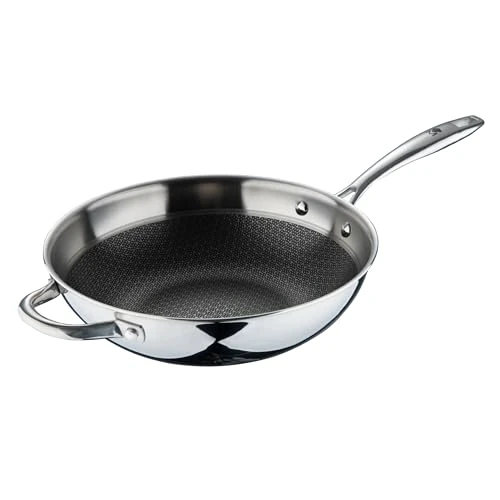 Offerta a tempo: MasterPRO padella wok 28x8cm multistrato in acciaio antiaderente per induzione con manico ergonomico Hi-Tech3 - 22% da 48.90 € a 37.90 €