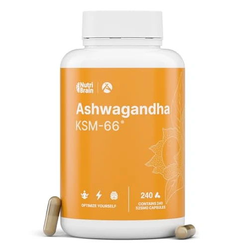 Beperkte aanbieding: Ashwagandha KSM-66® Premium grondstof | 9000mg Hoog gedoseerd - 240 Capsules | 4 Maanden | Laboratorium getest | 5% Withanoliden | 600mg Extract 15:1 | Antistress, Angst, Energie en Herstellende Slaap van 30.00 EUR naar 30.00 EUR (besparing 0%)