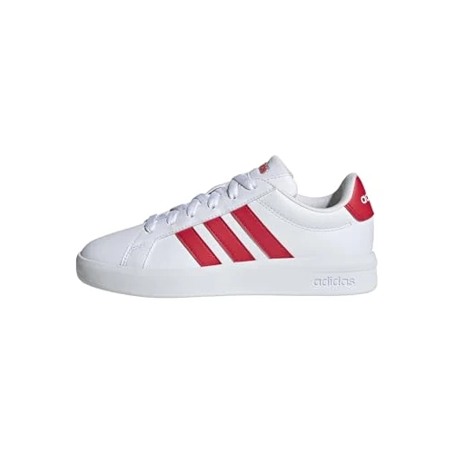 adidas uniseks-kind GRAND COURT 3.0 SHOES JUNIOR, ftwr white/pure ruby/pure ruby, 39 1/3 EU