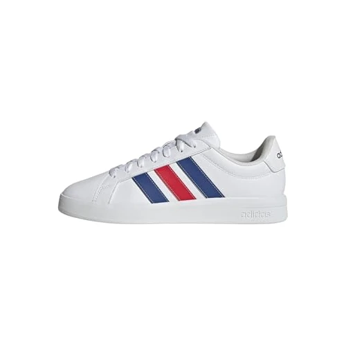 Limited-time offer: adidas Men's Grand Court Base 3.0 Shoes, FTWR White/Team Royal Blue/Pure Ruby, 10 UK from 23.92 £ to 23.92 £ (save 0.00%)