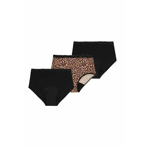 Offre limitée : Marks & Spencer Lot de 3 Culottes emboîtantes menstruelles Ultra-absorbantes Mélange De Noir UK 12 (EU 40) de 14.40 € à 13.68 € (5% de remise)