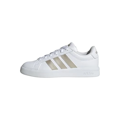 adidas dames GRAND COURT BASE 3.0 SHOES, ftwr white/cyber met./ftwr white, 38 EU