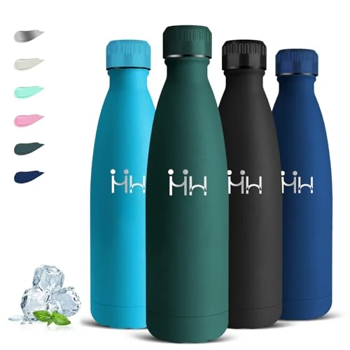 Zeitlich begrenztes Angebot: Grsta Trinkflasche Edelstahl, Trinkflasche 750ml, BPA-Freie, Wasserflasche Sport, Kann mit dir Tragen, Isolierflasche Kohlensäure Geeignet, Isolierflasche Doppelwandig für Wandern, Camping von 18.99 € auf 18.99 € (0.00% Rabatt