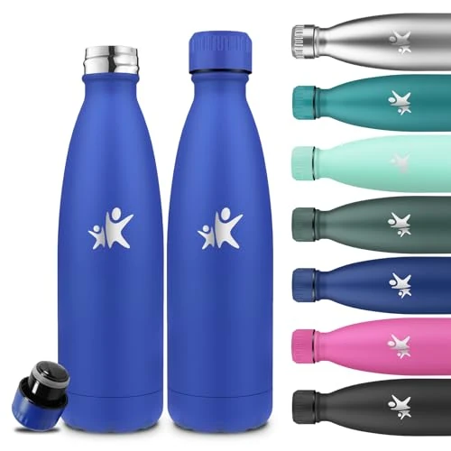 Offerta a tempo: Grsta Borraccia- 750 ml- Borraccia Termica, Senza BPA, Borracce Termiche, Senza Perdite, Borraccia Metallo, Isolato Sottovuoto, Borracce per Fitness, Campeggio, Escursionismo, Yoga, Viaggio - 0.00% da 18.99 € a 18.99 €
