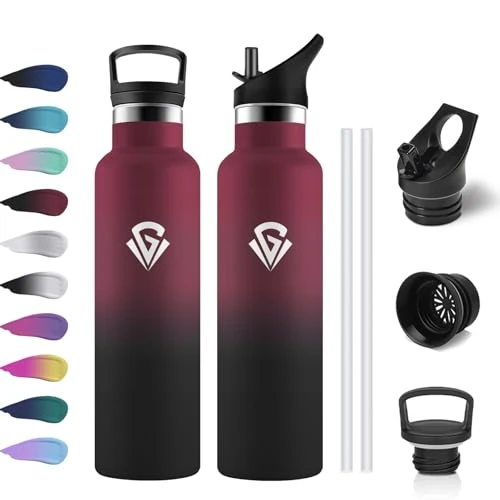Limited-time offer: Stainless Steel Water Bottle, 750 ml, Leak-Proof Insulated Flask, Double-Walled, Thermos Flask, BPA-Free, Water Bottle, Suitable for Carbonated Drinks, for Fitness, School, Camping, Outdoor, Adults from 21.53 £ to 21.53 £ (save 0.00%)