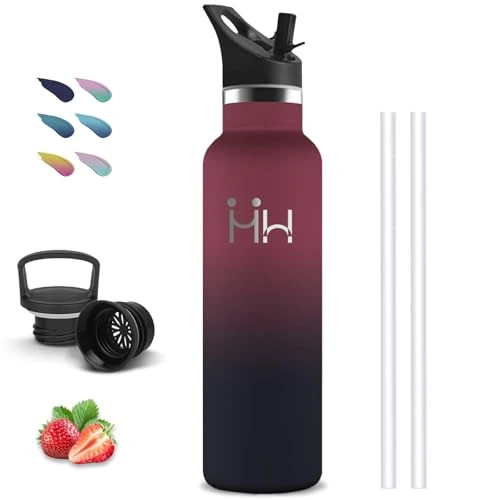 Zeitlich begrenztes Angebot: Trinkflasche- 1l- Trinkflasche Edelstahl, Isolierflasche mit Strohhalm, BPA-Frei, Isolierflasche Doppelwandig Auslaufsicher, Kann mit Dir Tragen, Wasserflasche für Wandern, Camping, Yoga von 21.99 € auf 21.99 € (0.00% Rabatt)