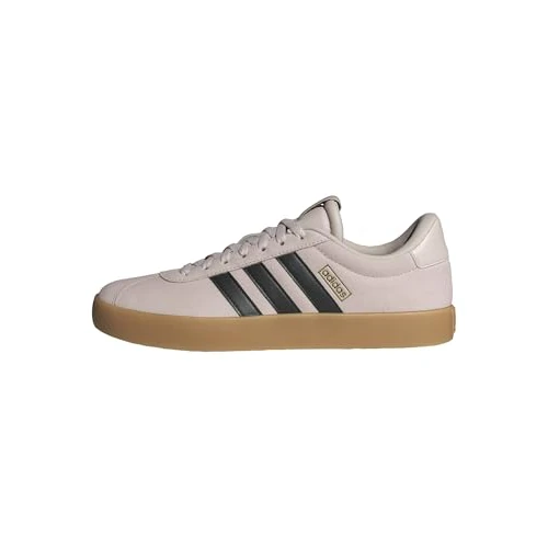 adidas Uomo VL Court 3.0 Shoes, Putty Mauve/Core Black/Gold Met., 39 1/3 EU