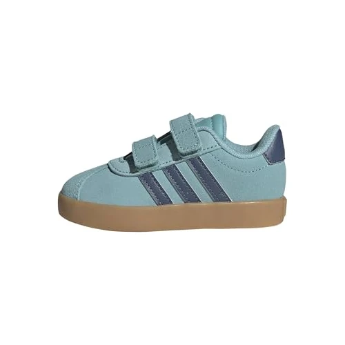 Offerta a tempo: Adidas VL Court 3.0 Shoes, Sneaker Unisex - Bambini e Ragazzi, Mint TON Preloved Ink Silver Met, 35.5 EU - 47% da 40.00 € a 21.32 €