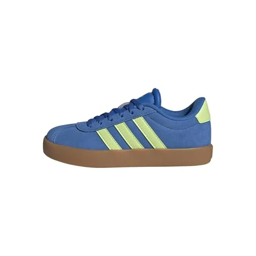 Adidas Unisex niños VL Court 3.0 Shoes Kids, Bright Royal/Pulse lime/GUM10, 35 1/2 EU