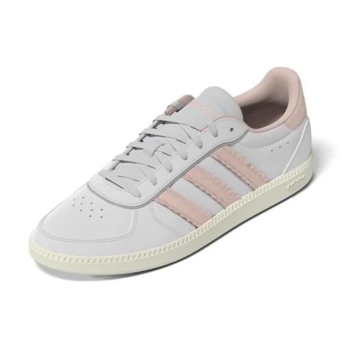 Oferta limitada: Adidas Mujer BREAKNET Sleek Shoes, Chalk White/Blush Pink/Off White, 38 EU de 36.33 € a 36.33 € (ahorro 0.00%)