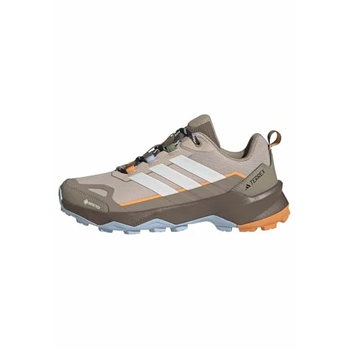 Offerta a tempo: adidas Donna Terrex Skychaser AX5 Gore-Tex Hiking Shoes, Wonder Taupe/off White/Glow Blue, 42 2/3 EU - 35% da 120.00 € a 78.00 €