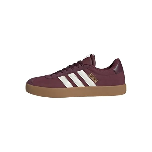 adidas Homme VL Court 3.0 Shoes, Shadow Red/Off White/Maroon, 43 1/3 EU