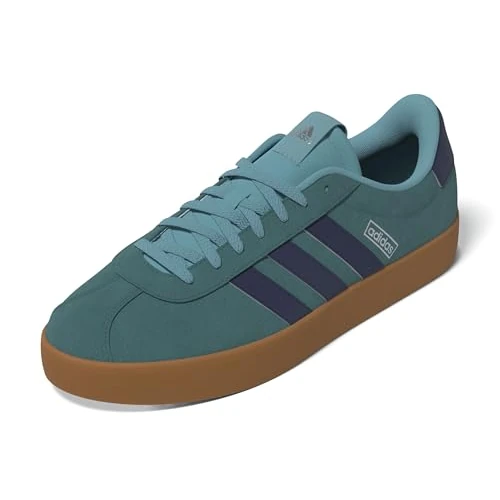 adidas VL Court 3.0 Shoes, Zapatillas Hombre, Mint Ton Preloved Ink Silver Met, 43 1/3 EU