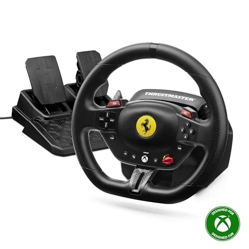 Offerta a tempo: Thrustmaster T248 Ferrari 296 GTS – Volante da Corsa per Xbox Series X|S, Xbox One e PC – Replica Ufficiale Ferrari – Tecnologia Bungee Cord – Selettore Manettino – Include Pedaliera Magnetica T2PM - 10% da 99.99 € a 89.99 €