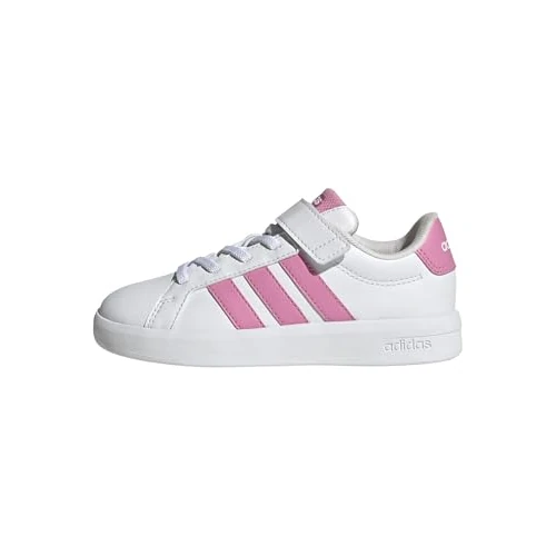 adidas Uniseks - dzieci GRAND COURT 3.0 SHOES CHILDREN, ftwr white/bliss pink/bliss pink, 29 EU