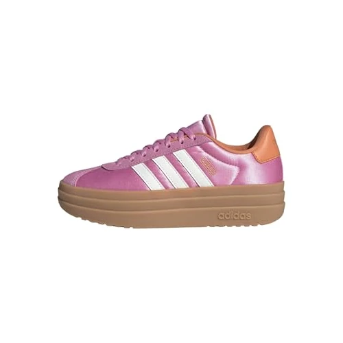 adidas Mixte Enfant VL Court Bold Shoes Junior, Bliss Pink/Off White/Dusky Orange, 36 2/3 EU