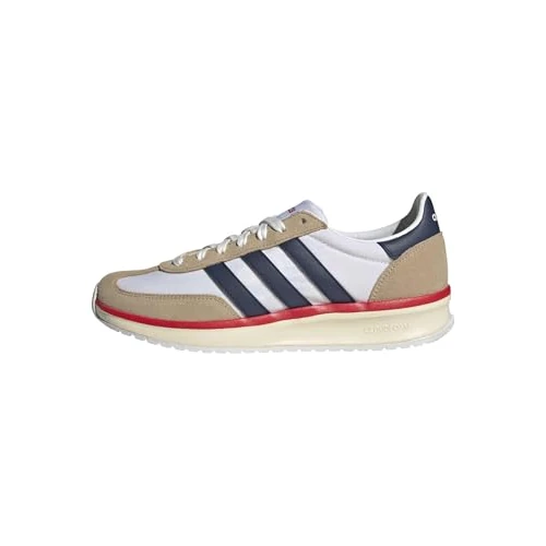 Limited-time offer: adidas Men's Run 70S 2.0 Shoes, FTWR White/Dark Blue/Warm Sandstone, 9.5 UK from 42.00 £ to 42.00 £ (save 0.00%)