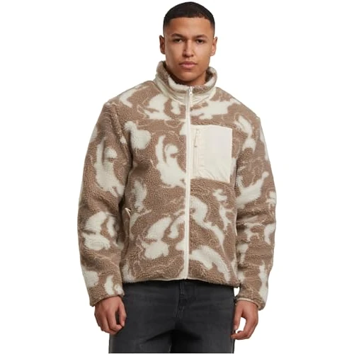 Offerta a tempo: Urban Classics Tb8025-pattern Teddy Trackjacket Giacca Leggera, Sandswirl, M Uomo - 0.00% da 16.24 € a 16.24 €